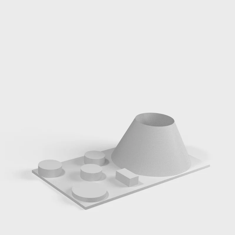 Support et support pour mini-aspirateur avec accessoires