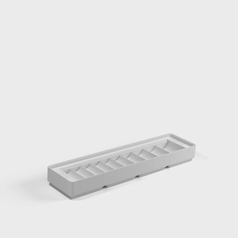 Support de douille 1/4" Gridfinity 1x4 pour jeu SAE/métrique