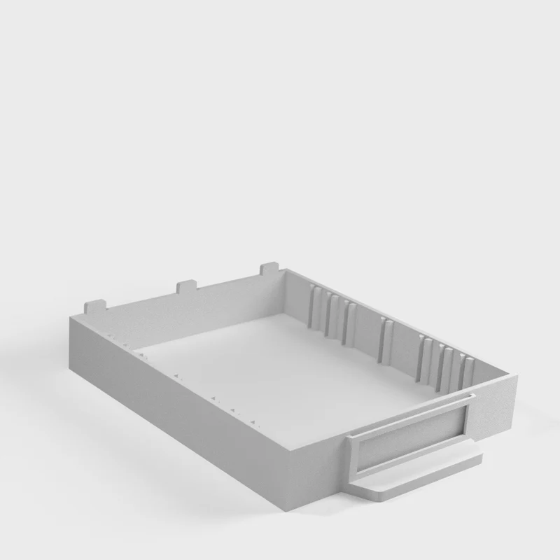 Petite boîte de rangement pour petites pièces (2,5 x 12,7 x 15,2 cm)
