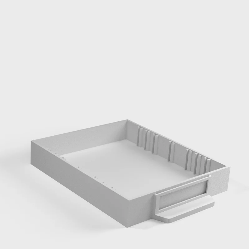 Petite boîte de rangement pour petites pièces (2,5 x 12,7 x 15,2 cm)