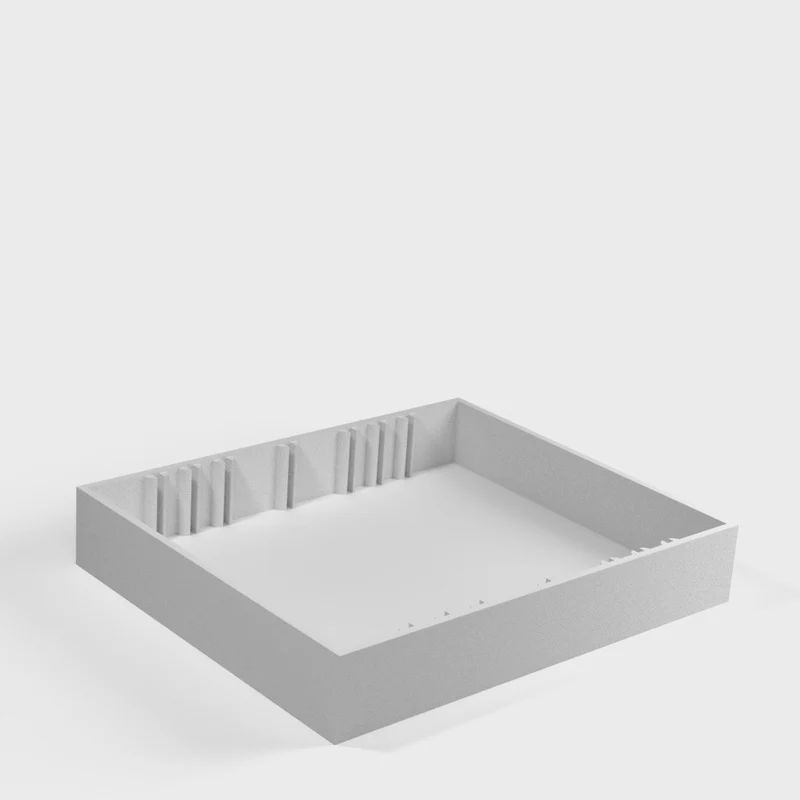 Petite boîte de rangement pour petites pièces (2,5 x 12,7 x 15,2 cm)