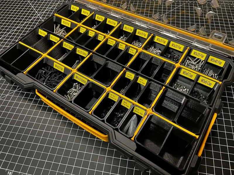 Boîtes d'organisateur modulaires pour petites pièces