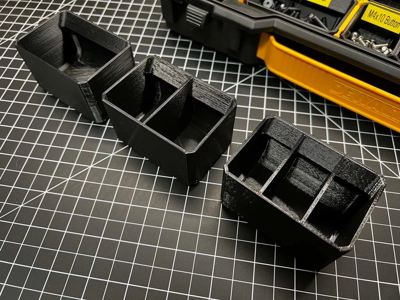 Boîtes d'organisateur modulaires pour petites pièces