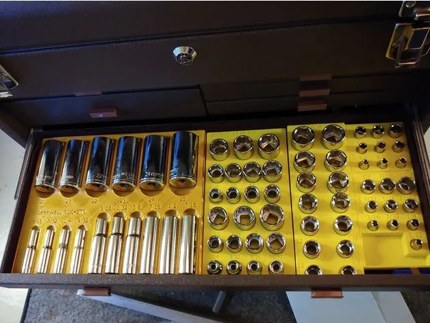 Organisateur de douilles de boîte à outils modulaire