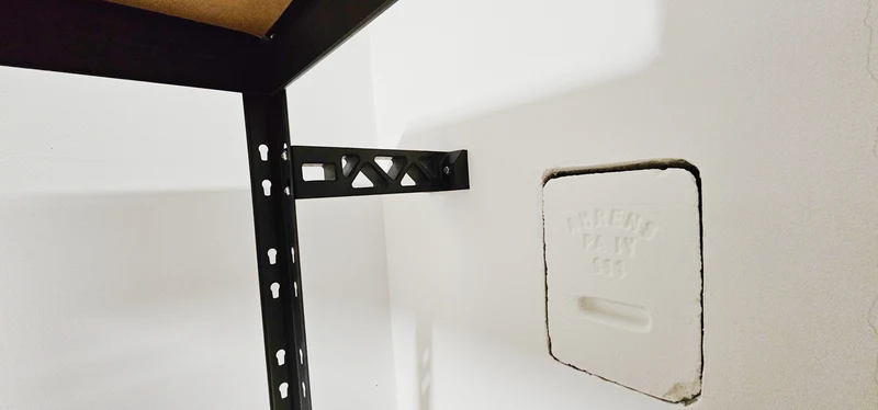 Support mural robuste pour étagère d'imprimante 3D - 25 cm