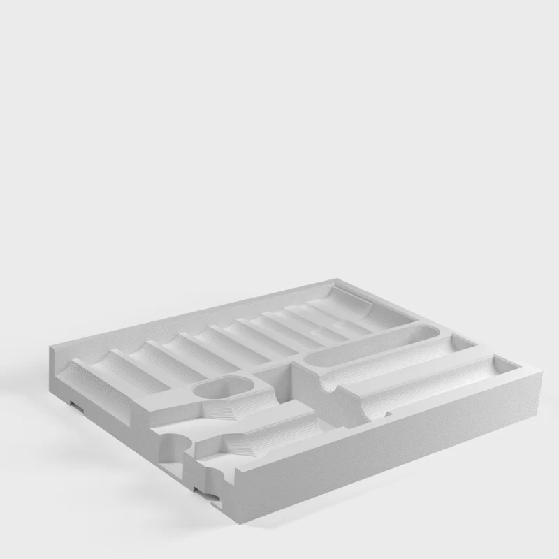 Insert de boîte à outils Jet pour kit de clés à douille métriques (8-19 mm)