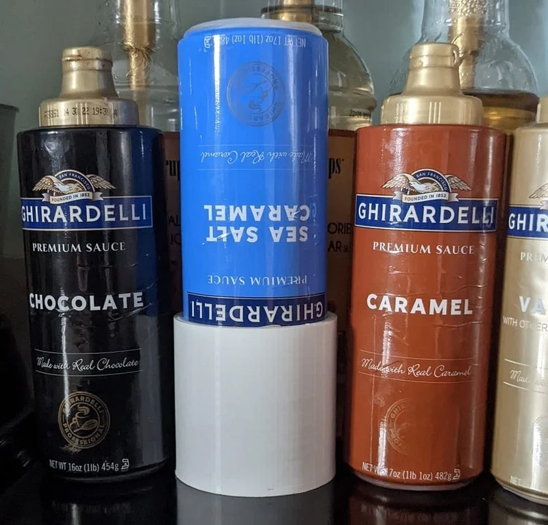 Support de sirop de café pour Ghirardelli (1 bouteille)