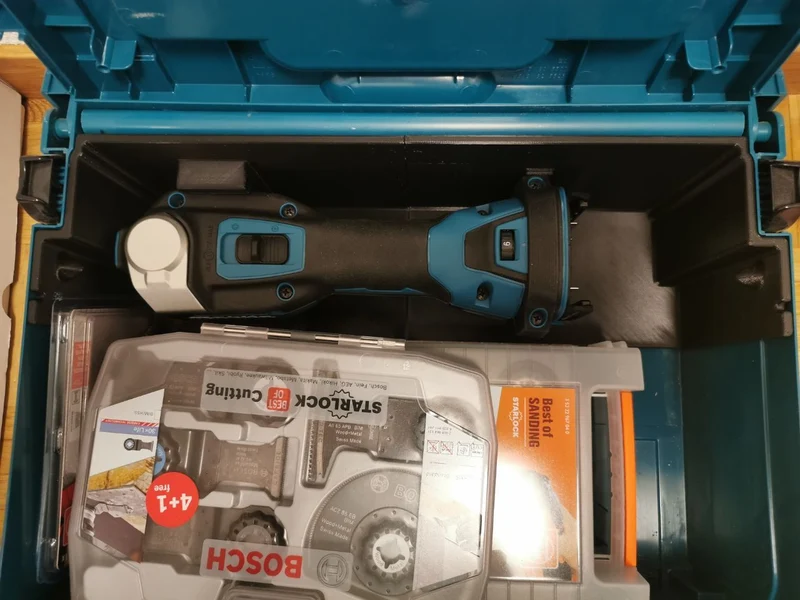 Insert Makita DTM52 pour multi-outil dans une boîte à outils Makpac