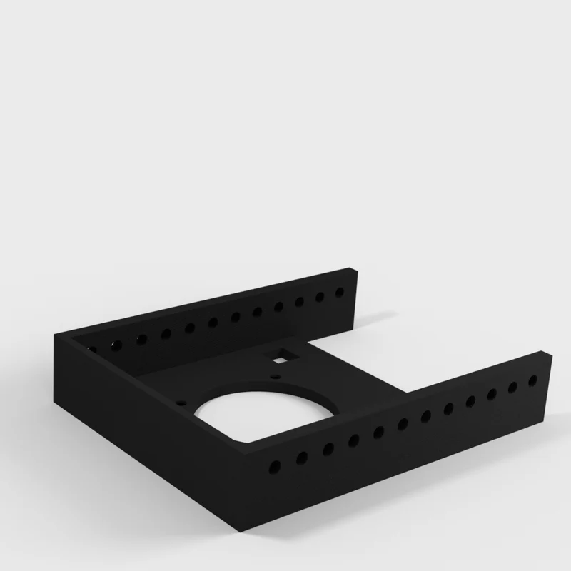 Support mural universel pour boîtier TV avec refroidissement par ventilateur