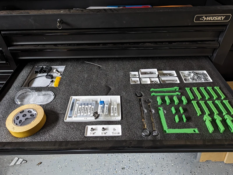 Insert en mousse Kaizen pour le stockage d'outils CNC
