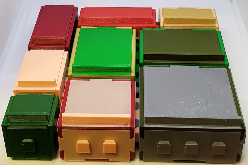 Boîtes de rangement modulaires et interconnectables