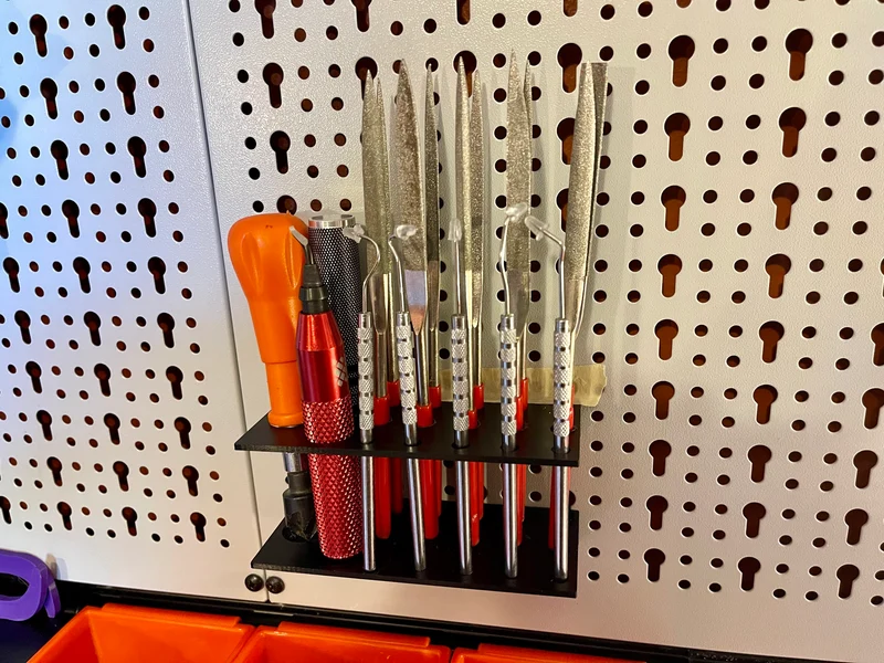 Rangement pour limes et outils TORACK Pegboard