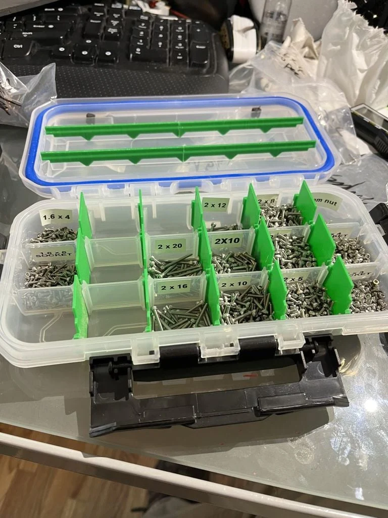 Cloisons améliorées pour l'organisateur de petites pièces Harbor Freight 56610