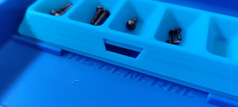 Organisateur empilable pour petites vis et pièces - Compatible avec le plateau Harbor Freight