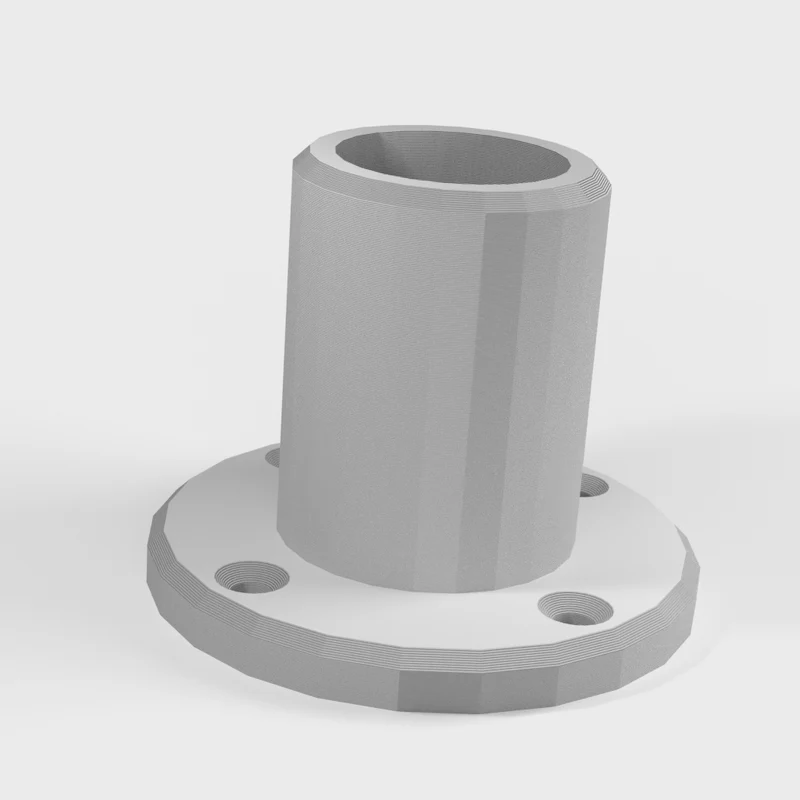 Raccord en PVC pour pied d'enceinte