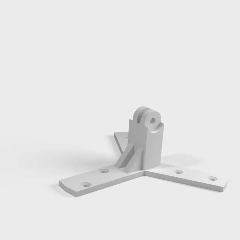 Support de projecteur de plafond avec angle réglable