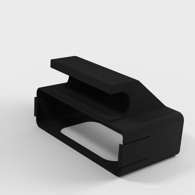 Montage peu encombrant pour Focusrite Scarlett Solo Gen 3 sur table en verre Realspace Zentra