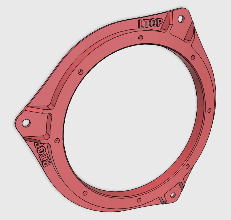 Adaptateur de montage de haut-parleur Toyota 6,5 pouces