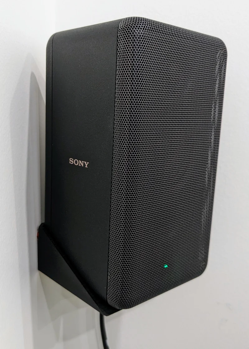 Support mural pour haut-parleur arrière Sony SA-RS3S - Positionnement optimal dans les coins