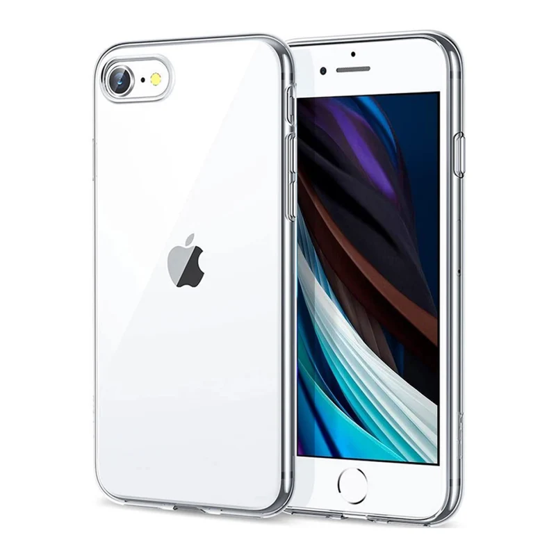 Silicone Phone Case - Clear - Apple iPhone 8