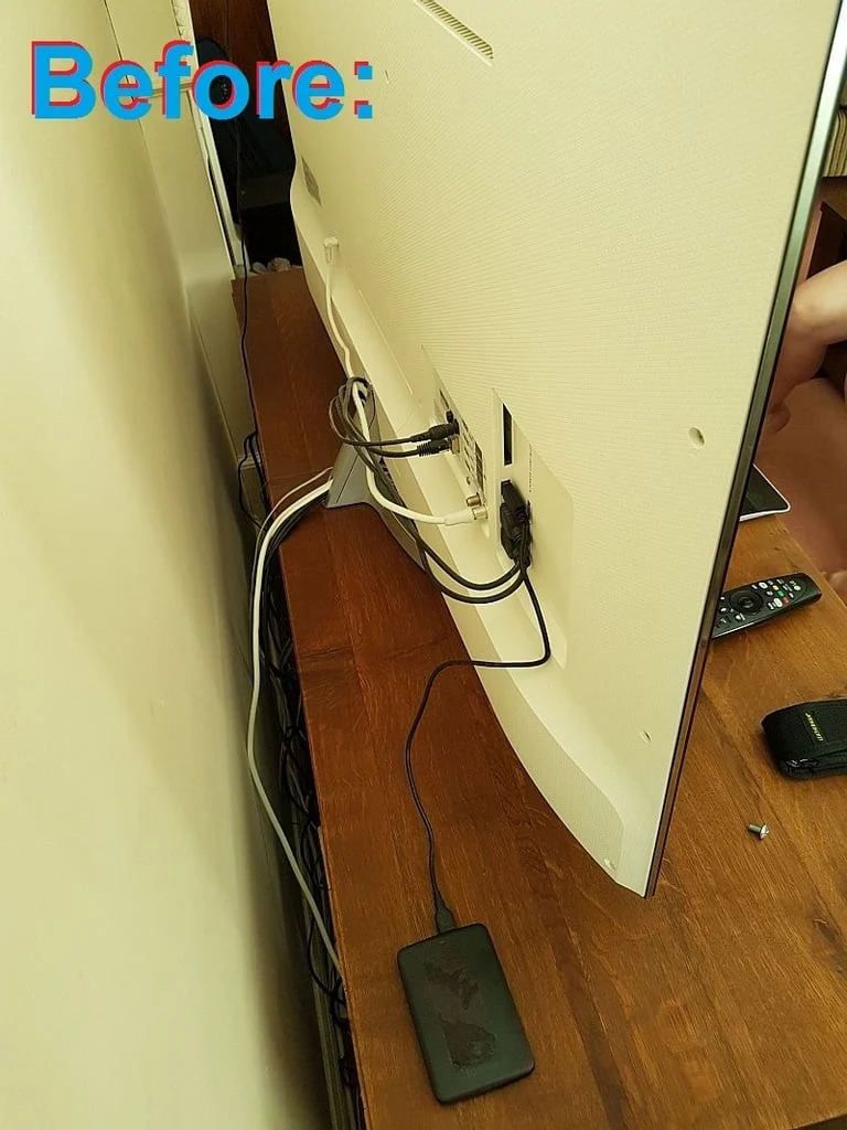 Support de disque dur pour TV avec support VESA