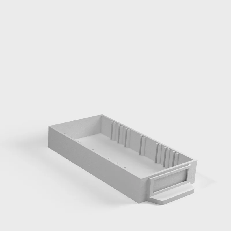 Petite boîte de rangement pour petites pièces (1" x 3" x 6")