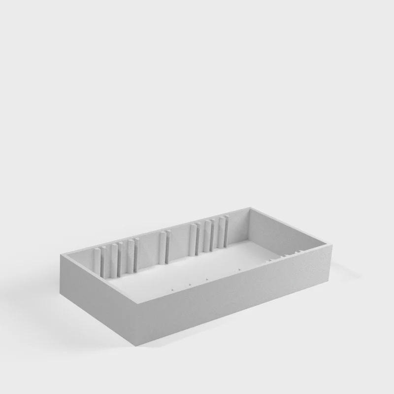 Petite boîte de rangement pour petites pièces (1" x 3" x 6")