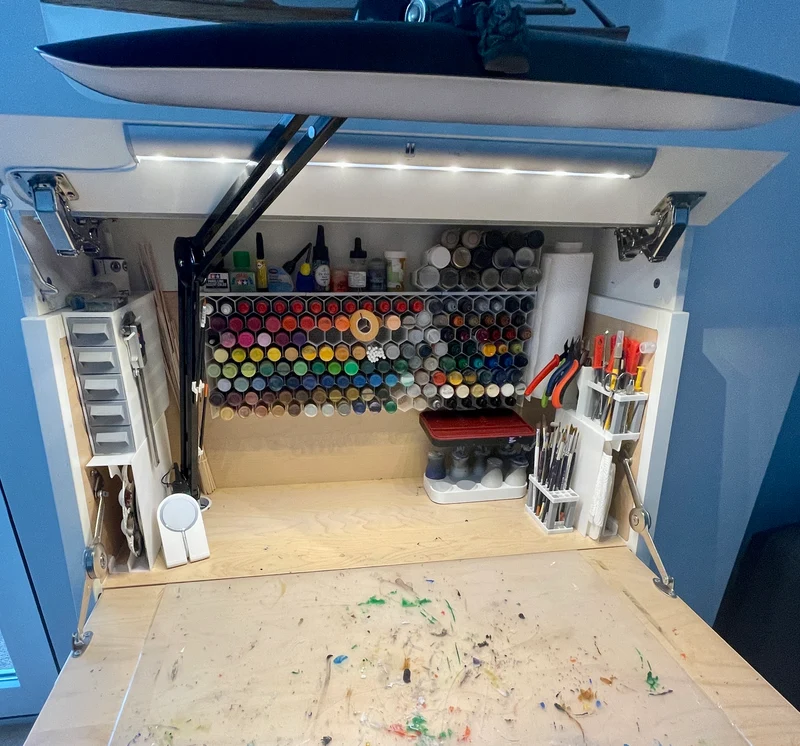 Montage mural pour palette humide Army Painter - Espace optimal pour la créativité