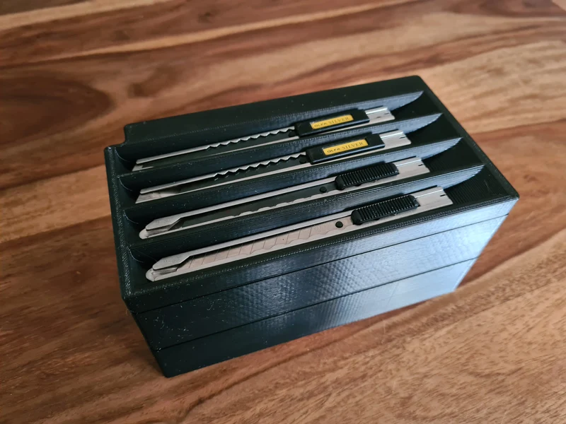 Boîte à couteaux modulaire pour systèmes BOSCH L-Boxx et Sortimo