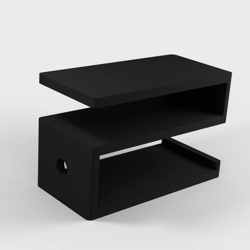 Crochet de bureau pratique pour écouteurs avec gestion des câbles