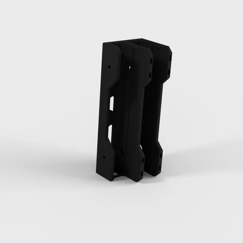 Support double pour ordinateur portable sous le bureau pour MacBook et ThinkPad