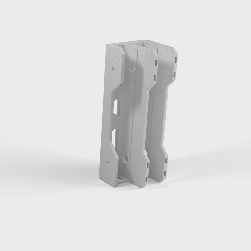 Support double pour ordinateur portable sous le bureau pour MacBook et ThinkPad
