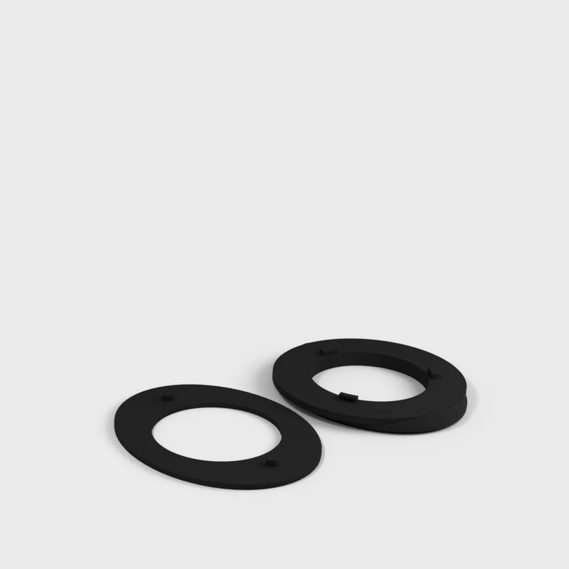 Adaptateurs ovales pour coussinets d'oreille pour casque Corsair Virtuoso - Ajustement amélioré