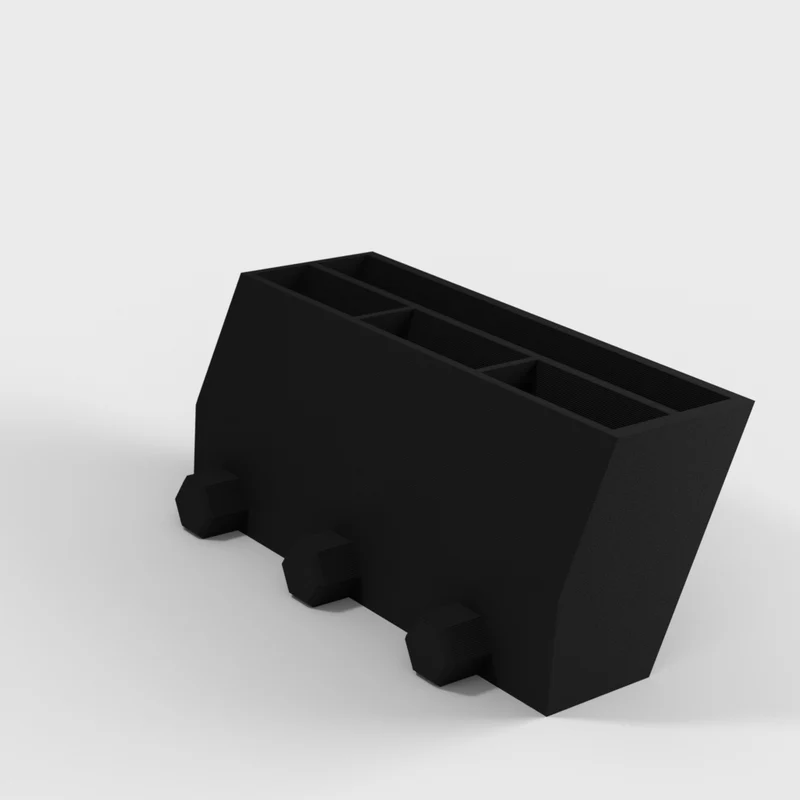 Organisateur pour mur en nid d'abeille | Support multifonctionnel pour articles de papeterie et télécommandes