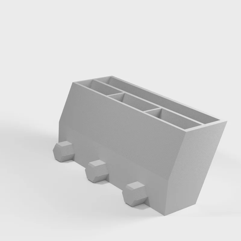 Organisateur pour mur en nid d'abeille | Support multifonctionnel pour articles de papeterie et télécommandes