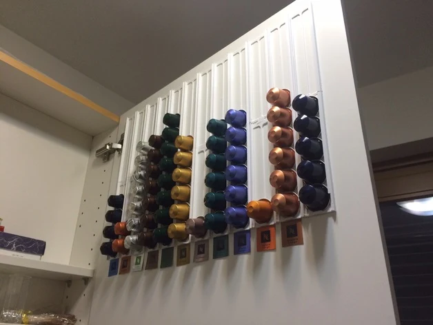 Support de capsules Nespresso pour montage mural