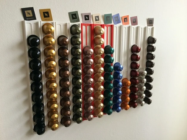 Support de capsules Nespresso pour montage mural