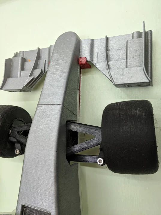 Support mural Command-Strip pour voiture OpenRC F1