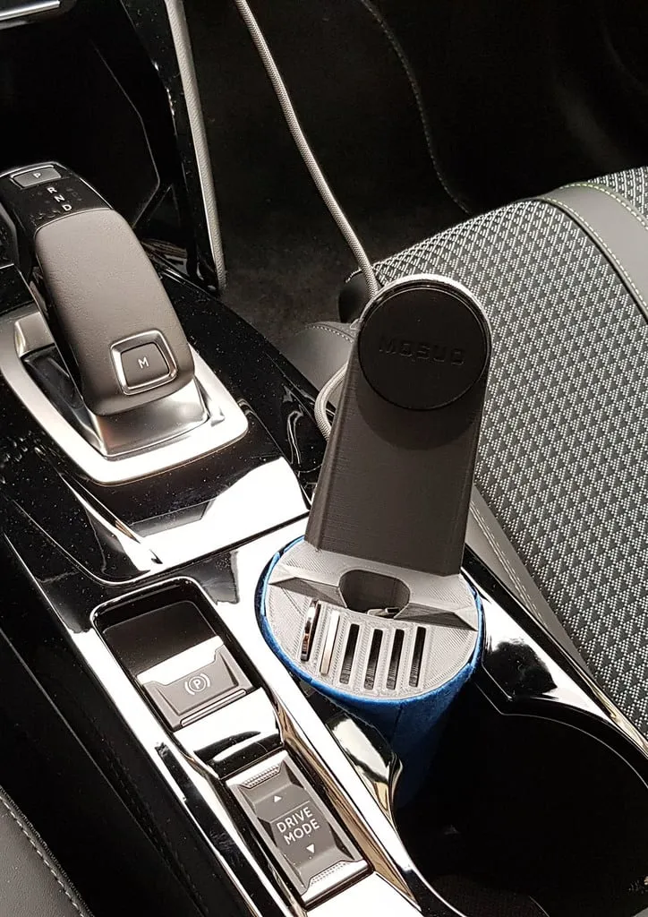 Porte-gobelet pour smartphone pour Peugeot 208 II et 2008 II