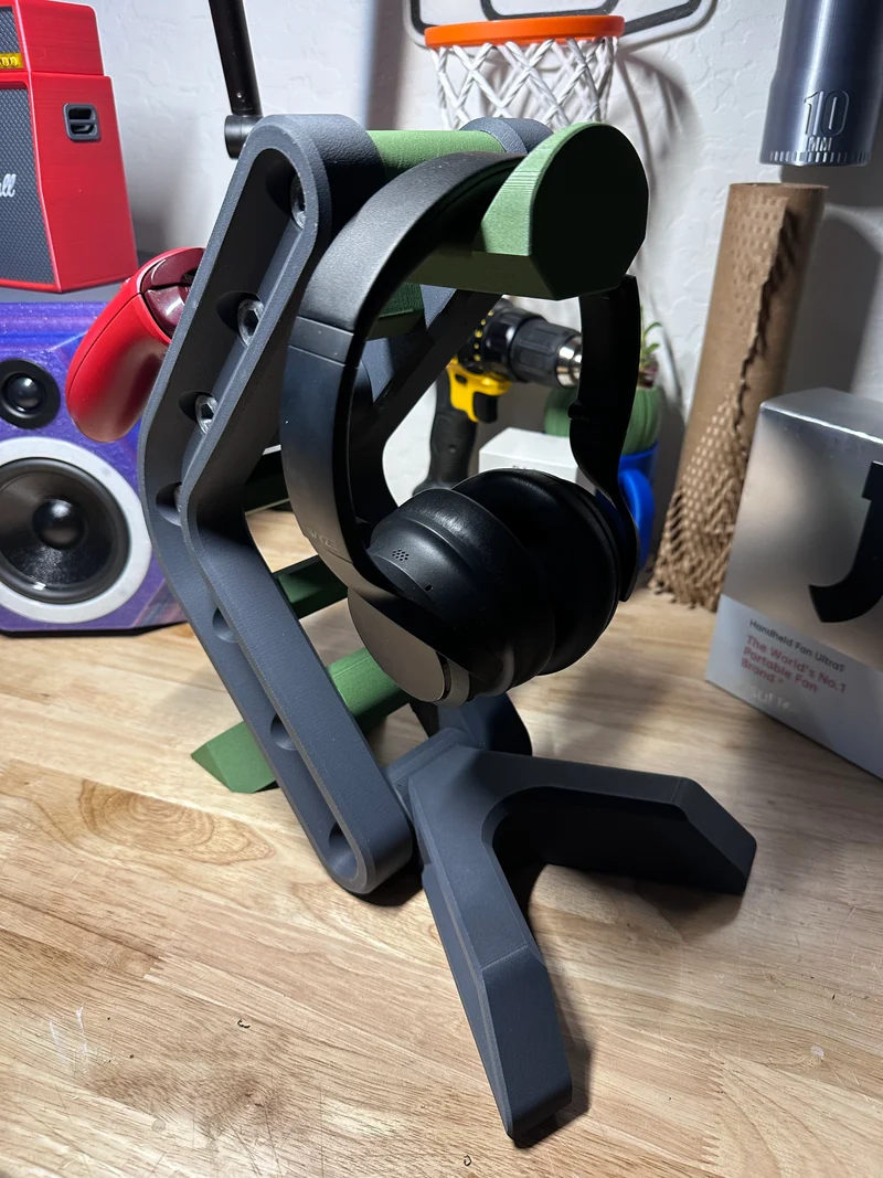 Support de casque industriel avec support de contrôleur - Organisation fonctionnelle et élégante