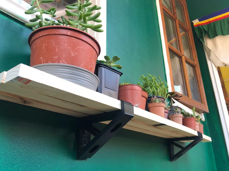 Étagère à plantes flottante
