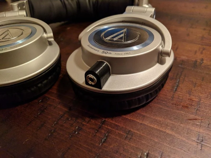 Boîtier pour module de câble détachable pour Audio Technica ATH-M50s
