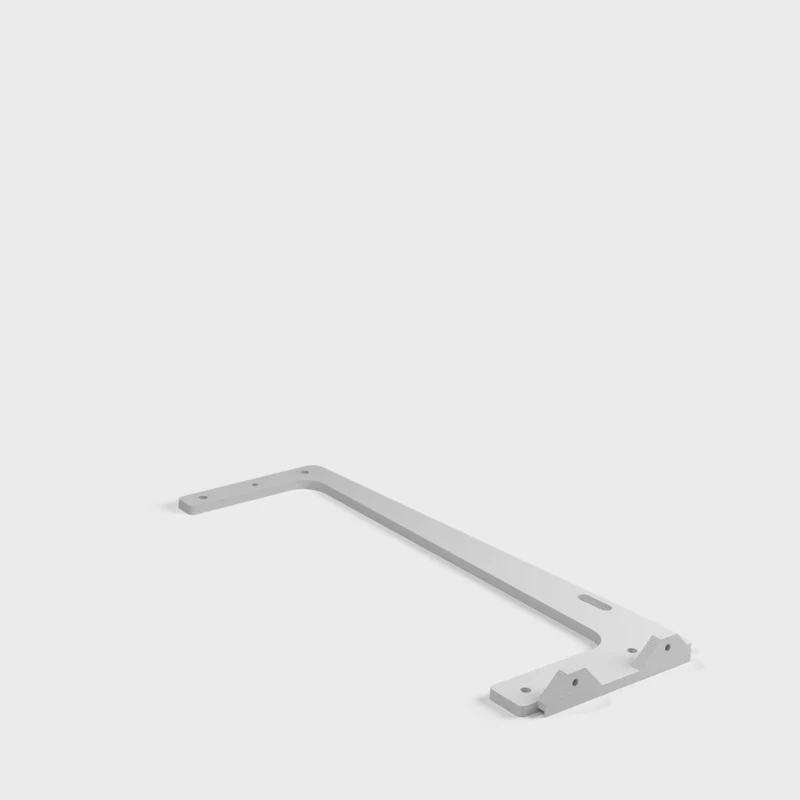 Adaptateur de montage en rack pour alimentation Mean Well ELP-75-5-C dans un système 19" 2U