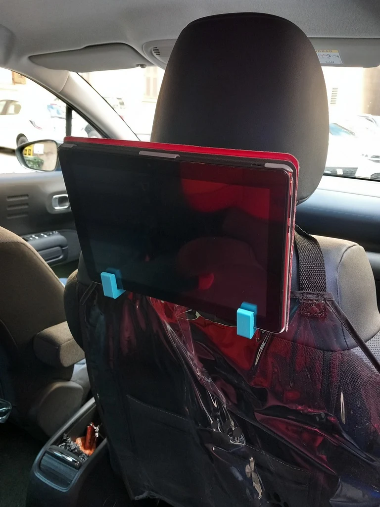 Support de tablette pour appuie-tête de voiture