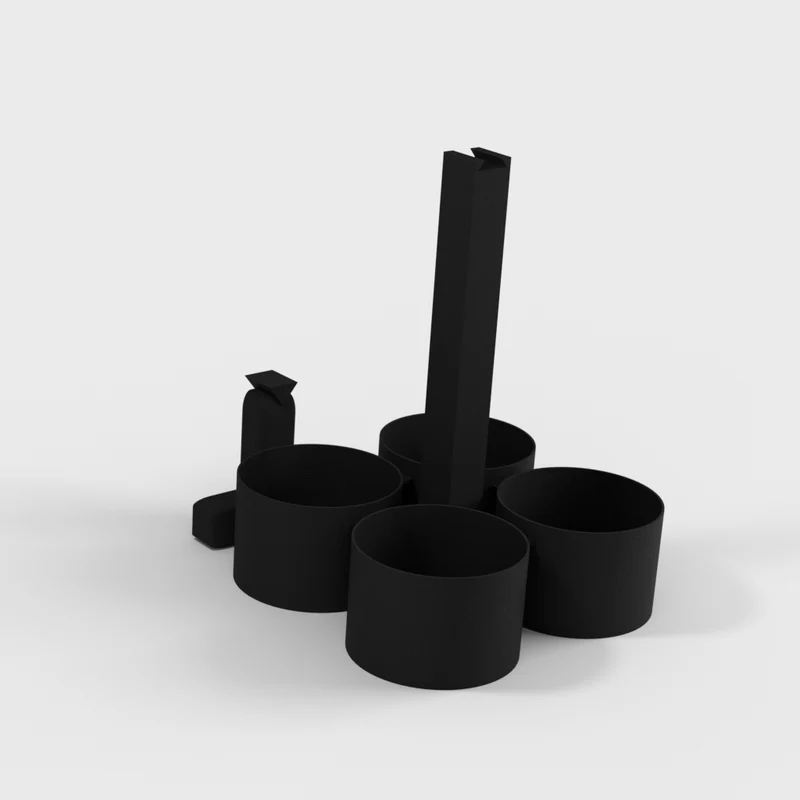 Porte-bière pratique pour 4 bouteilles EURO
