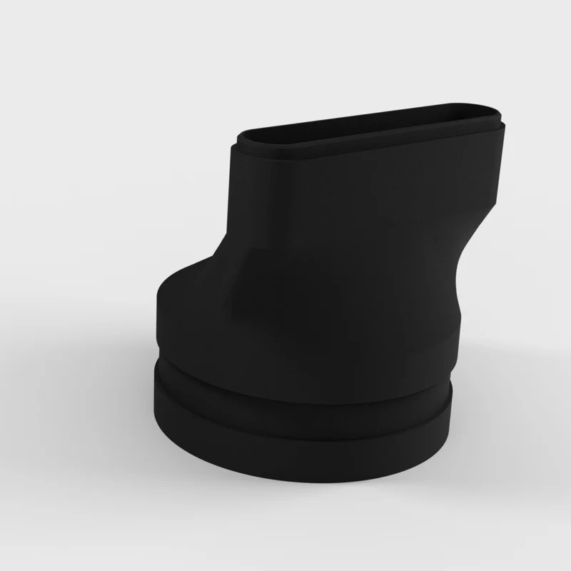 Adaptateur d'extraction de 125 mm pour fenêtre oscillo-battante