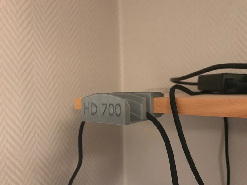 Support de casque et de câble Sennheiser HD700 pour étagère