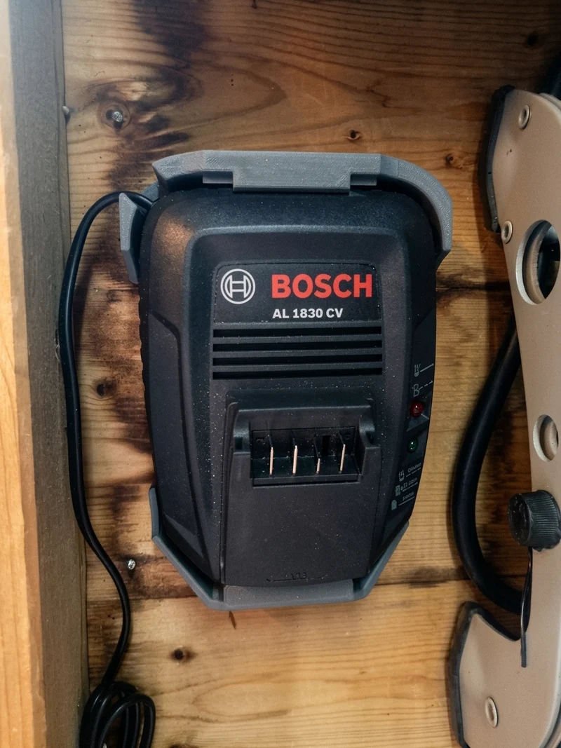 Support mural pour chargeur de batterie Bosch AL18xx