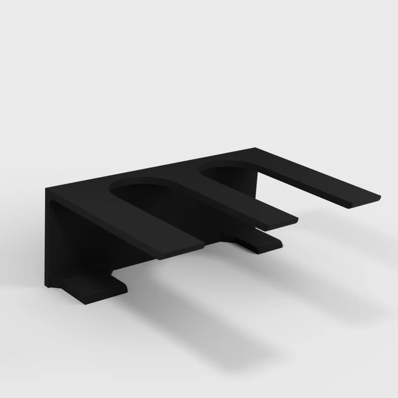 Support compact pour routeur et commutateur - Pour mur ou sous le bureau