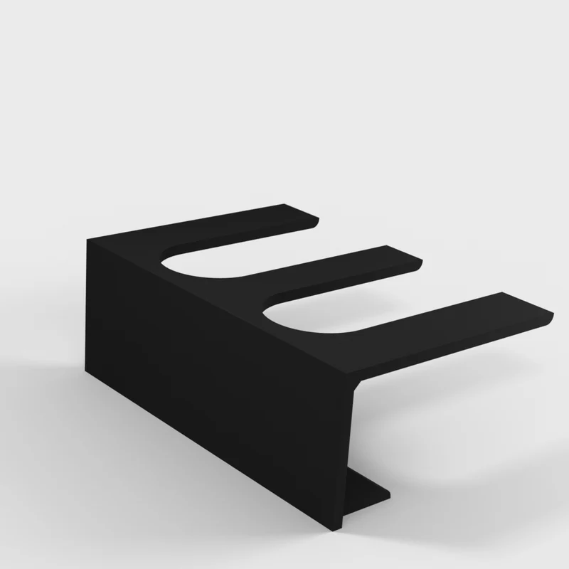 Support compact pour routeur et commutateur - Pour mur ou sous le bureau